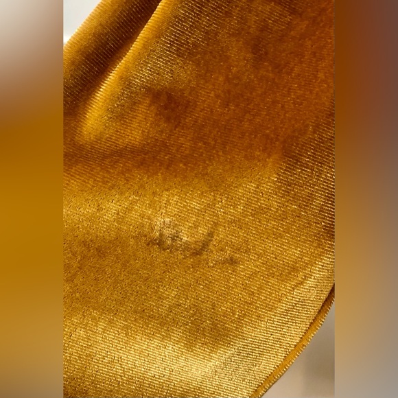 ASOS Gold Velvet Midi Wrap Dress; Size 8. NWT. - Picture 12 of 12